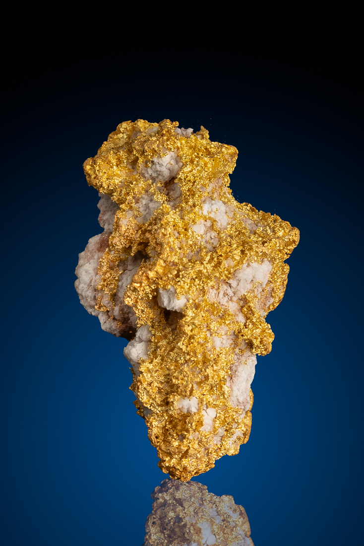 (image for) Glistening, Encrusted Natural Gold Quartz Nugget - 10.68 grams